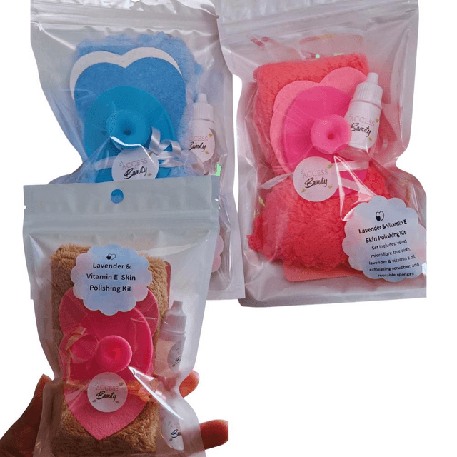 Lavender &amp; Vitamin E Skin Polishing Kit